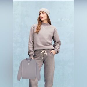 Parke Mockneck Sweatshirt NWT